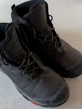 Brunt Men's Black Work Boots